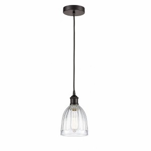 Brookfield - 1 Light Cord Hung Mini Pendant In Industrial Style-9.75 Inches Tall and 5.75 Inches Wide - 1 of 1