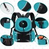 PetAmi Dog Front Carrier Backpack, Ventilated Adjustable Pet Cat Puppy, Hiking Camping Chest Travel Carrying Bag - 4 of 4