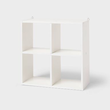 6" 4 Cube Mini Organizer White - Brightroom™