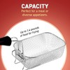 Elite Cuisine 2qt Deep Fryer - Stainless Steel - 3 of 4