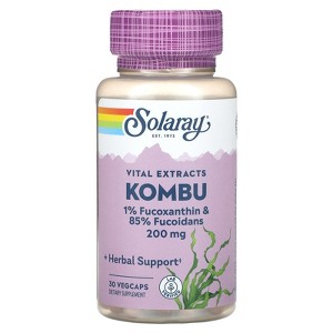 Solaray Vital Extracts, Kombu, 30 VegCaps - 1 of 4