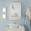 Teamson Home Stratford Wooden Wall Mirror with Storage Shelf, White - 2 of 4
