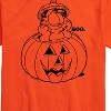 Men's - Garfield - Halloween Pumkin Boo Short Sleeve Graphic T-Shirt - 2 of 4
