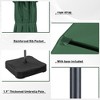 15ft Patio Umbrella with Solar Lights for Deck, Pool, Garden - 4 of 4