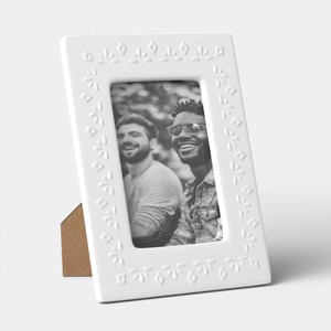 4"x6" Ceramic Picture Frame - Threshold™ - 1 of 4