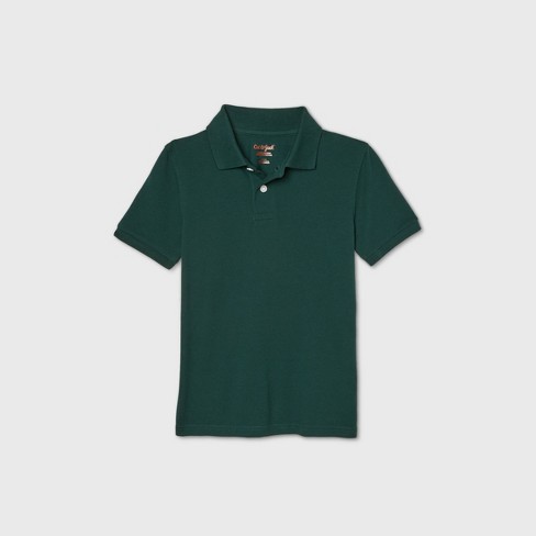 4-5 Boys Green Uniform T-Shirt-XS 