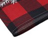 Unique Bargains Christmas Place Mats Linen Red Black White 13"x17.7" 2Pcs - 4 of 4