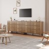 Modern Wooden 5/6 Drawer Dresser with Vintage Pattern Design - 4 of 4