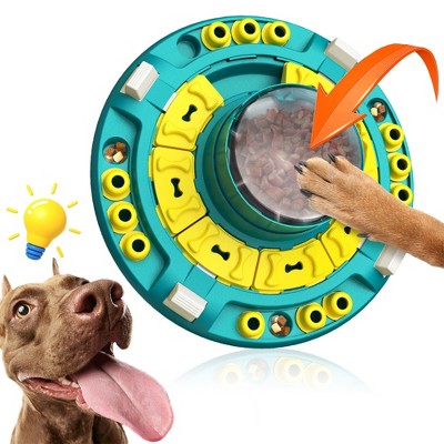 HOMLUX Level 4 Dog Puzzle Toy – Smart Feeder Game for Brain Boost & Treat Training,Green