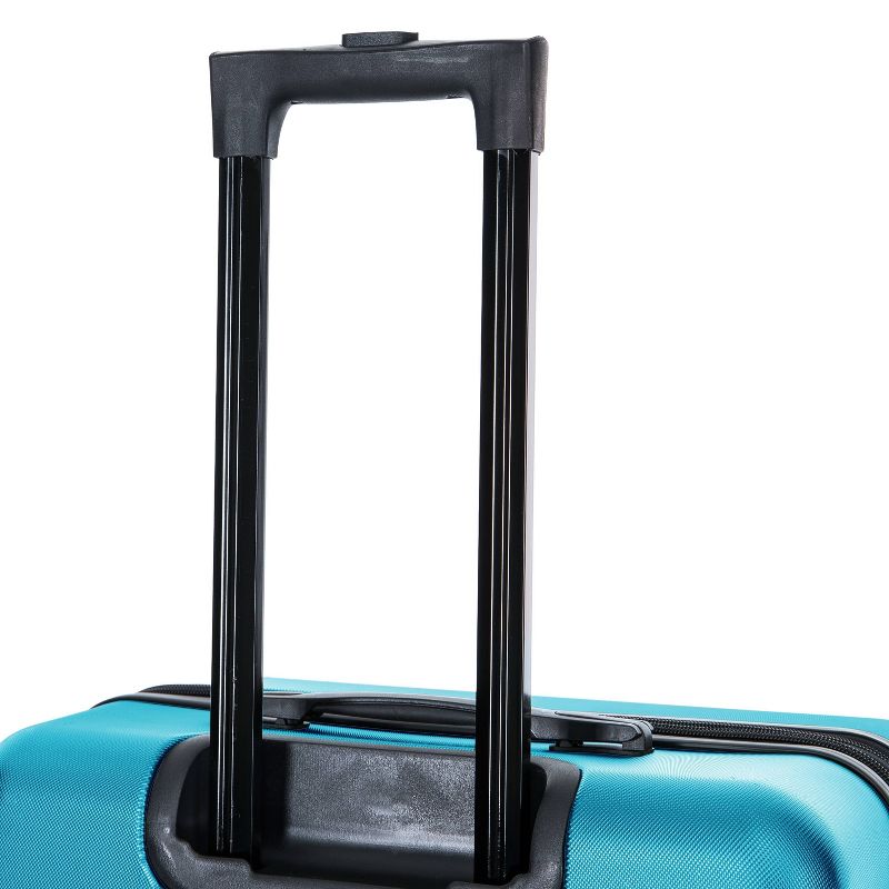 InUSA Elysian Lightweight Hardside Medium Checked Spinner Suitcase, 5 of 16