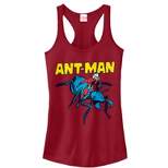 Junior's Marvel Ant-Man Vintage Ant Rider Cartoon Racerback Tank Top