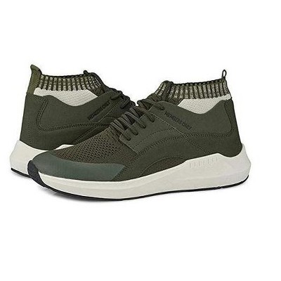 Members Only Men's Knit Sock Mesh Fashion Sneaker - Olive - 12 : Target
