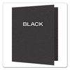 Oxford Twin-Pocket Folders with 3 Fasteners, 0.5" Capacity, 11 x 8.5, Black 25/Box - 4 of 4
