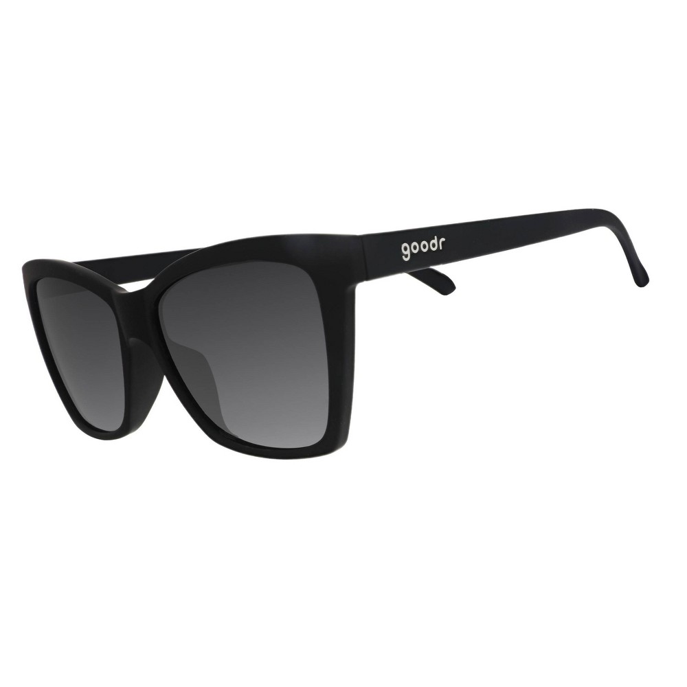goodr New Wave Renegade Pop G Cateye Sunglasses: Polarized Plastic Lenses, One Size Fits Most, 13+ Years, Black Frame