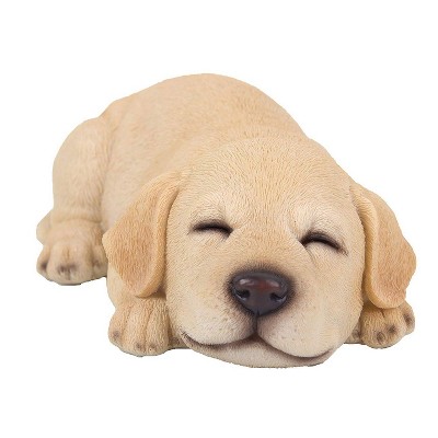 2.5" Polyresin Sleepy Labrador Puppy Statue Brown - Hi-Line Gift