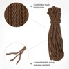 Unique Bargains Soft Polyester Decorative Cord Twisted Rope Trim 1 Pc - 2 of 4
