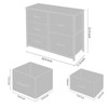 FONTOI Elegance Storage Cabinet, Complements Contemporary Living Spaces, Black, 30.9"*11.8"*25.98" - 4 of 4