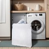 Unique Bargains Portable Laundry Bag White Gray 1 Pc - 2 of 4