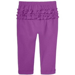 City Threads USA-Made Baby Ruffle Butt Soft Cotton Leggings - 1 of 3