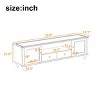 Modern MDF Wood TV Stand for Living Room,TV Stand with Storage Drawers and Open Shelves,Minimalist TV Stand for Entertainment Center-Coolbibila - 4 of 4