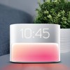 Brookstone Sunrise Alarm Clock with Soft LED Lights Novelty Table Lamp White - 3 of 4