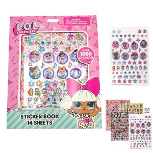 LOL Surprise Stickers, 14 Sheet LOL Sticker Book Set Including Puffy Stickers, 1200+ Stickers Featuring L.O.L. Dolls - 1 of 4