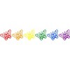 Adult Design By Humans Butterflies Rainbow Pride By ChariArtist T-Shirt - 2 of 2