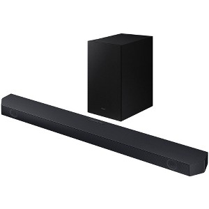 Refurbished: Samsung Soundbar 3.1Ch 340W w/ Wireless Subwoofer HDMI eARC Black HW-Q6CC - Manufacturer Refurbished - 1 of 4