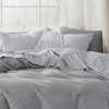 Bedsure | 3-4 Pcs Solid Embossed Soft Sheet & Pillowcase Sets - image 3 of 4