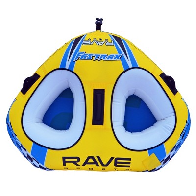 Rave Sports 02648 Fastrax Inflatable Towable for Boating, 2 Riders or 340Lbs Max