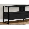 Monarch Specialties Tv Stand 48 Inch Console Media Entertainment Center Storage Drawers Living Room Bedroom Laminate Metal Black Contemporary Modern - 3 of 4
