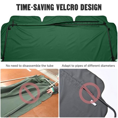 Green Polyester Outdoor Swing Canopy Replacement Cover