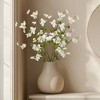 Northlight Japanese Anemone Artificial Floral Sprays - 45.5" - White and Yellow - Set of 4 - 2 of 4