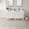 Plume Feather Touch Reversible Bath Rug Gray - Beautyrest - 2 of 4