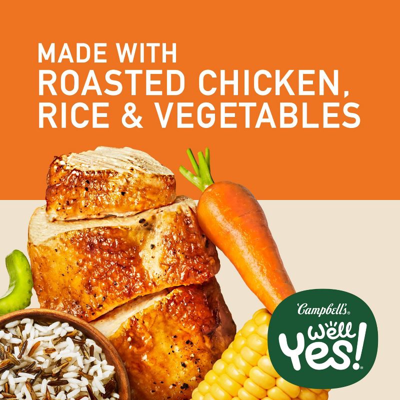 Campbell&#39;s Well Yes! Roasted Chicken with Rice Soup - 16.3oz, 3 of 11