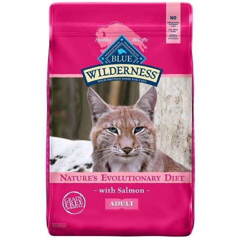 Blue Buffalo Wilderness Grain Free with Salmon Adult Premium Dry Cat Food - image 1 of 4