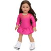 Sophia's Faux Leather Ice Skates with Faux Metal Blades for 18" Dolls - 3 of 4