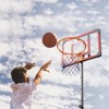Portable 5–7 ft Adjustable Basketball Hoop System with 28" Backboard, Wheels & Fillable Base - 3 of 4
