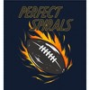 "Perfect Spirals" Flaming Football Youth Short Sleeve Tee - 2 of 2