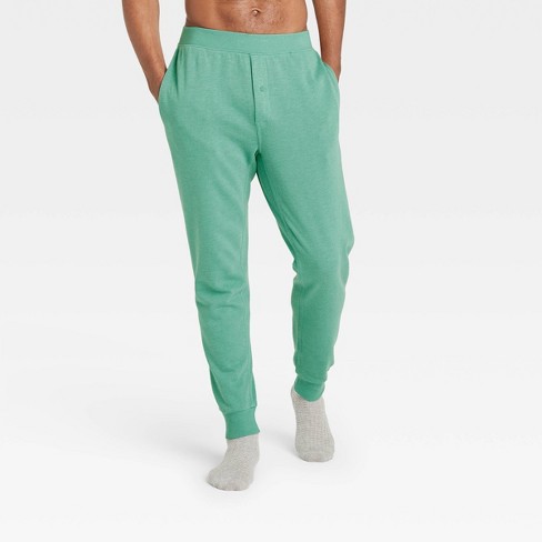 Men's Big & Tall Regular Fit Knit Jogger Pajama Pants - Goodfellow & Co™  Light Green XXLT