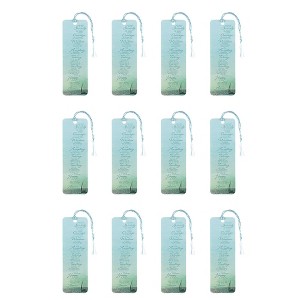 Serenity Prayer Blue 6 x 2 Paper Bookmark with Tassel - 1 of 1