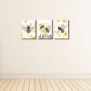 Big Dot of Happiness Little Bumblebee - Bee Nursery Wall Art and Kitchen Decor - 7.5 x 10 inches - Set of 3 Prints - 3 of 4