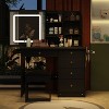 FUFU&GAGA Vanity Table Set With Lighted  Mirror and Charging Station - 2 of 4