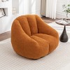Tufted Memory Foam Bean Bag Chair for Adults, Fluffy Bouclé Lounge Chair Cozy Sofa Seat for Dorm, Apartment, or Living Room – Cuddlewood - 3 of 4