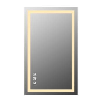 Organnice Frameless Decorative Wall Mirrors with Backlit and Front Light