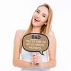 Big Dot of Happiness Funny My Dad is Rad - Father's Day Photo Booth Props Kit - 10 Piece - 2 of 4