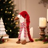 Northlight Plush Textured Swan Christmas Decoration - 13" - 2 of 4