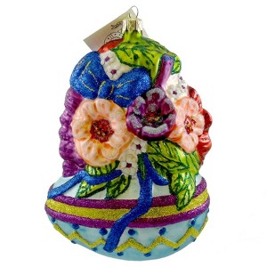 Larry Fraga 6.25 In Easter Bouquet Ornament Egg Flower Spring Tree Ornaments - 1 of 3