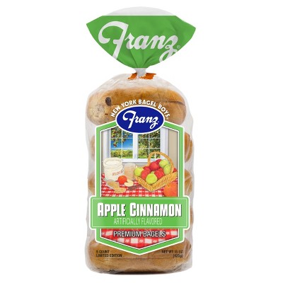 Franz Cinnamon Bagels - 5ct / 15oz