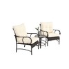 Ridstar 3-Piece Modern Outdoor Patio Set with Chairs and Coffee Table For Garden Patio-White - 2 of 4